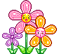 flowers dancing